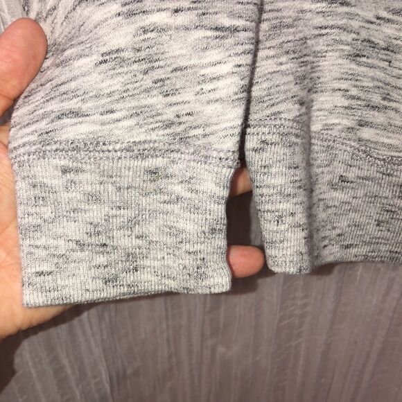 Hollister S LA Gray Silver Hooded Sweatshirt - Picture 7 of 11